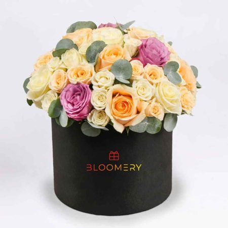 Box Fleurs Blanches et Roses Rabat